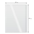 Miniatyrbild 4 av 4: Anpassningsbar A4-vyhållare - WAYTEX - 931442 - 60 visningar - Transparent polypro-fodral