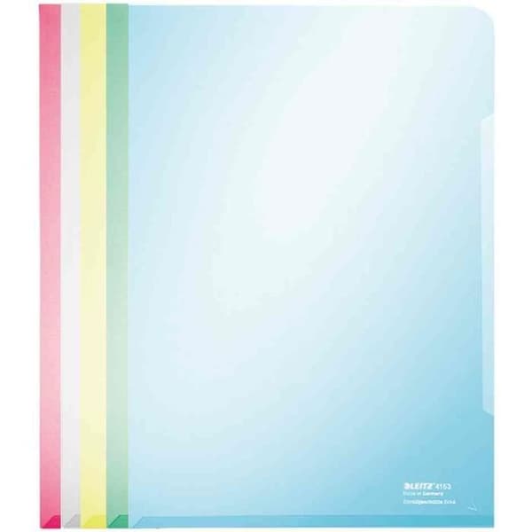 A4-fickor - LEITZ - Super Premium - Genomskinlig PVC - 0,15 mm - 100 stycken