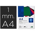 Miniatyrbild 2 av 2: Inbindningsomslag - LIDERPAPEL - A4 - 1 mm - 50-pack - Svart