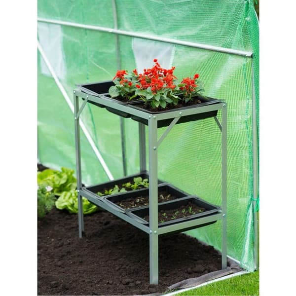 Nature pottebord 77x40x77 cm galvaniseret stål