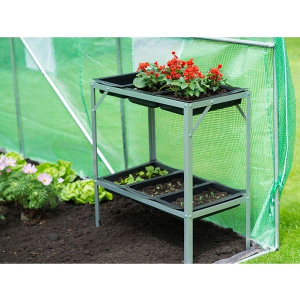 Nature pottebord 77x40x77 cm galvaniseret stål