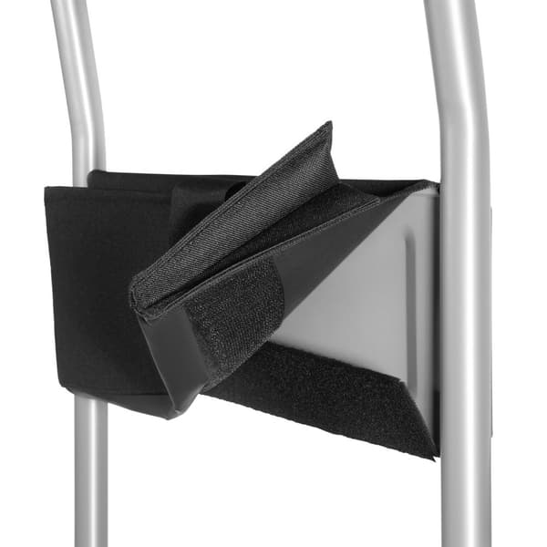 Ladvogn med bremser - sort,300 kg