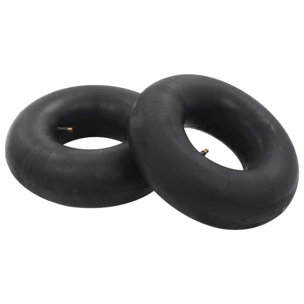 vidaXL Kottikärryn rengas- ja sisäkumisarja 15x6.00-6 4PR 4PR kumi