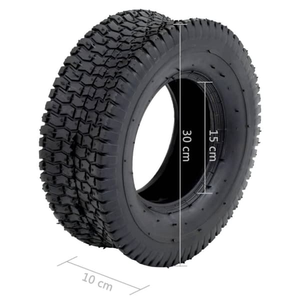 vidaXL trillebørsdæk 13 x 5.00-6 4PR gummi