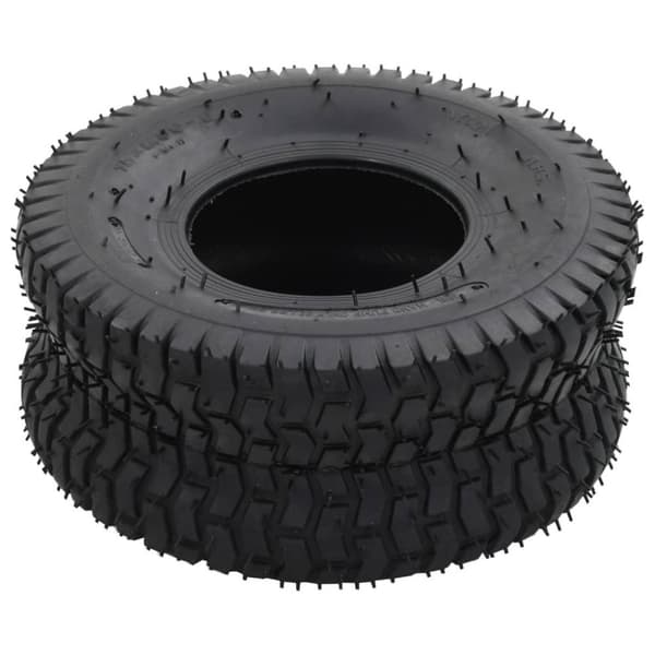 vidaXL trillebørsdæk 2 stk. 15 x 6.00-6 4PR gummi