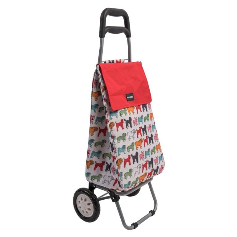 Sabichi Dog Pattern Shopping Trolley