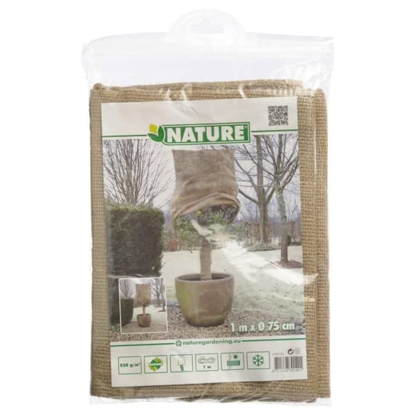 Nature Frostskydd för växter jute 230 g/m² naturfärg 0,75x1 m