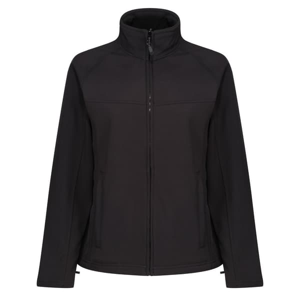Regatta Ladies Uproar Softshell vindavvisande jacka All Black 22