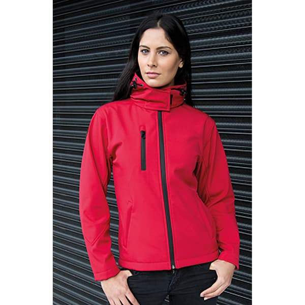 Result Core Womens/Ladies Lite Hooded Softshell Jacket