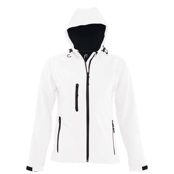 SOLS Dame/Damer Replay Soft Shell jakke med hætte (åndbar, vindtæt og vandafvisende)