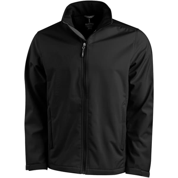 Elevate Maxson Softshell-jacka för män Solid Black M