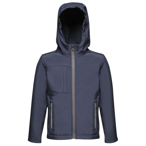 Bild av Regatta Barn / barn Octagon 3-lags huva Softshell Jacka