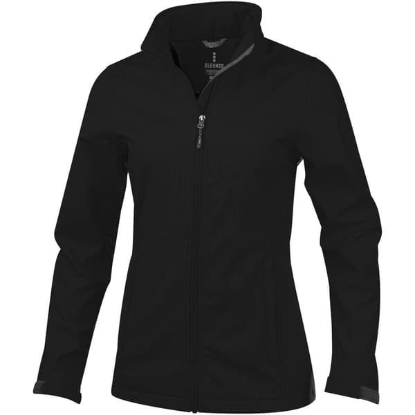 Elevate Dame/Damer Maxson Softshell jakke Solid Black M