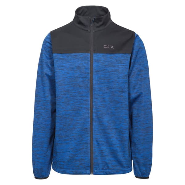 Trespass Mens Strikland Softshell Jacket Blue Marl XS