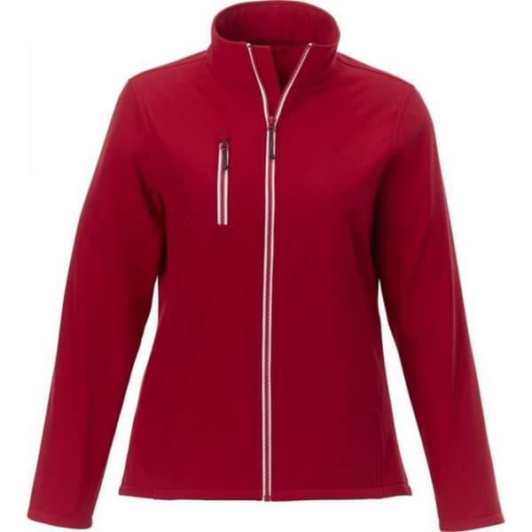 Elevate Orion Womens/Ladies Softshell Jacket Red S