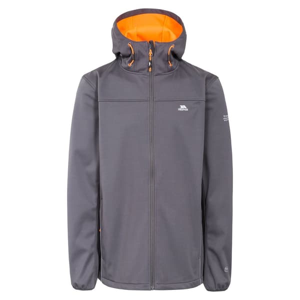 Trespass Zeek vandtæt softshell jakke til mænd Carbon XXS