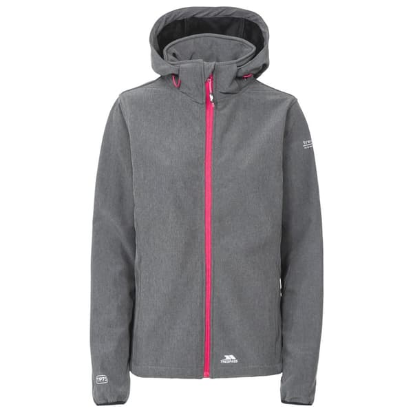 Trespass Womens/Ladies Ramona Waterproof Softshell Jacket Carbon XXS