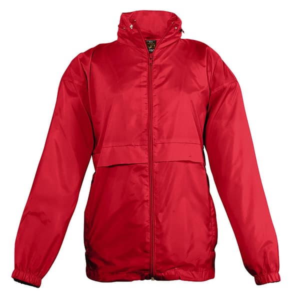 SOLS Kids Unisex Surf Windbreaker Jacket (Water Resistant And Windproof)