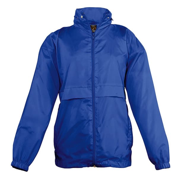 SOLS Kids Unisex Surf Windbreaker Jacket (Water Resistant And Windproof)
