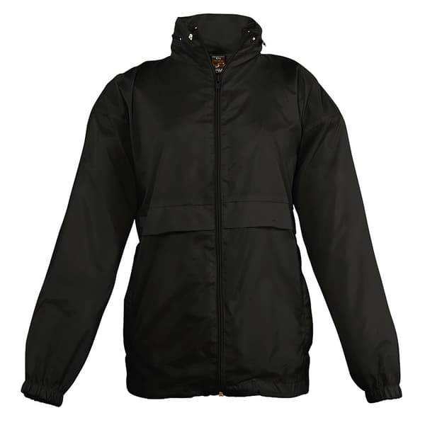 SOLS Kids Unisex Surf Windbreaker Jacket (Water Resistant And Windproof)