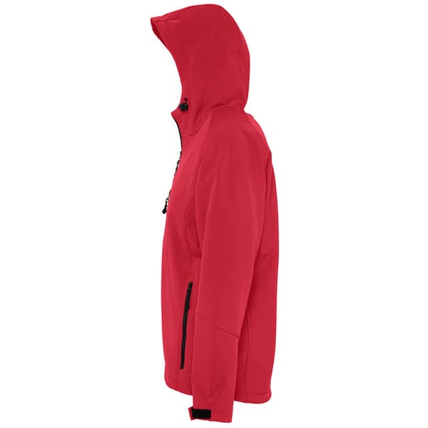 SOLS Mens Replay Hooded Soft Shell Jacket (Breathable, Windproof And Water Resistant)