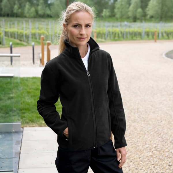 Result Kvinnor/Damer La Femme® Osaka Combed Pile Softshell Jacket (vattentät, vindtät och ventilerande)