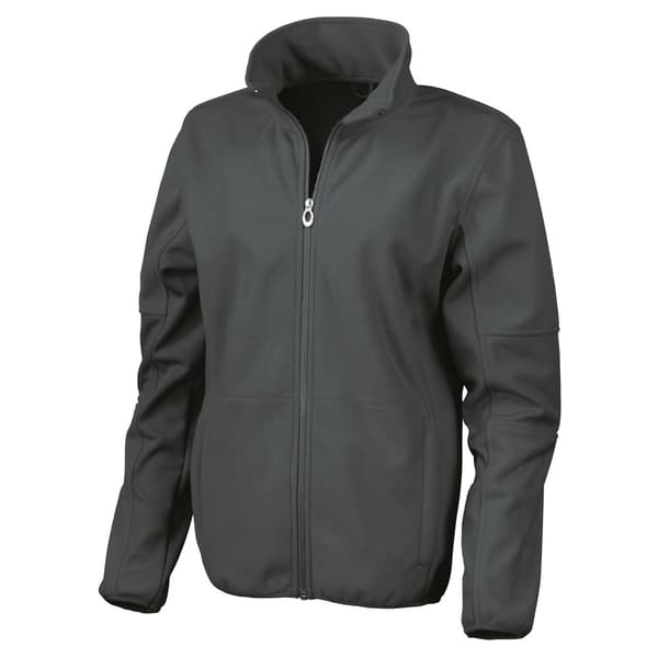 Result Kvinnor/Damer La Femme® Osaka Combed Pile Softshell Jacket (vattentät, vindtät och ventilerande) Black L