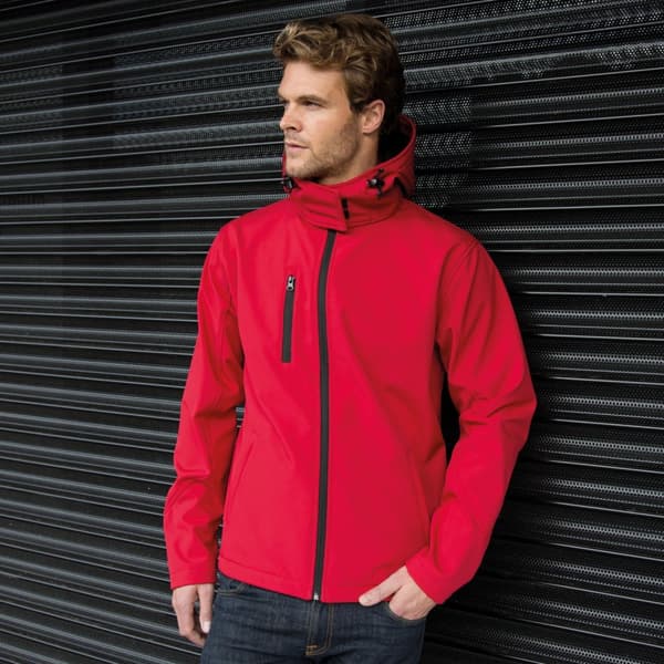 Result Core Mens Lite Hooded Softshell Jacket