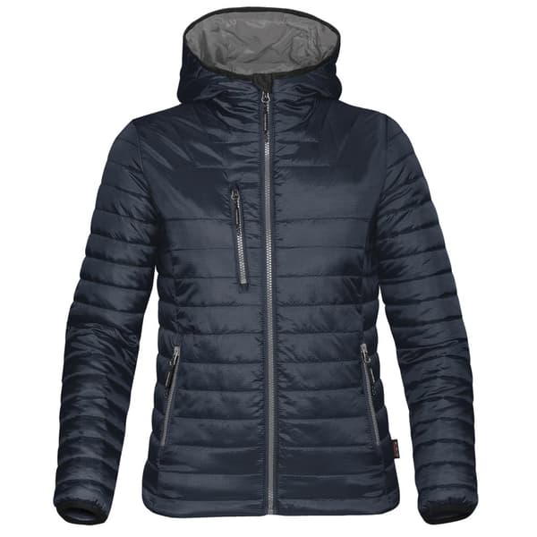 Stormtech Womens Gravity Thermal Shell Jacket Navy/ Charcoal L
