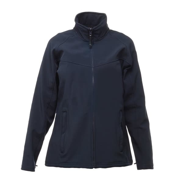 Regatta Womens/Ladies Uproar Softshell Jacket (Water Repellent & Wind Resistant) Navy/Navy 8