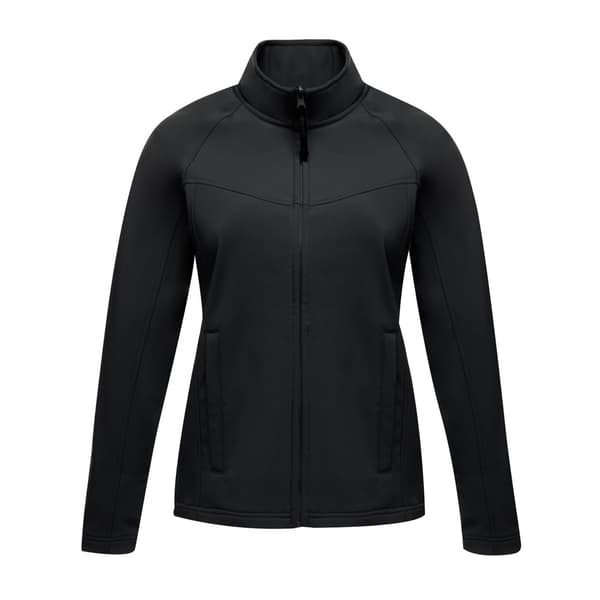 Regatta Womens/Ladies Uproar Softshell Jacket (Water Repellent & Wind Resistant) All Black 8