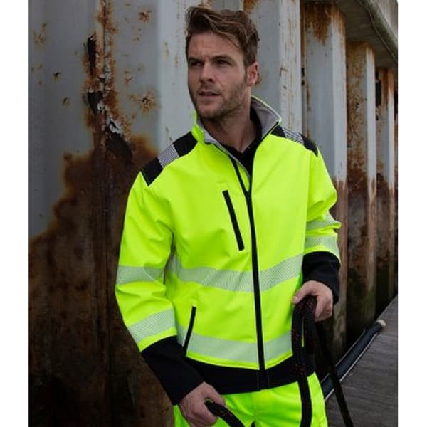 Result Vuxna Unisex Safe-Guard Ripstop Safety Soft Shell Jacket