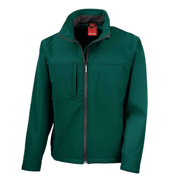 Result Mens Classic Soft Shell Jacket Bottle Green L