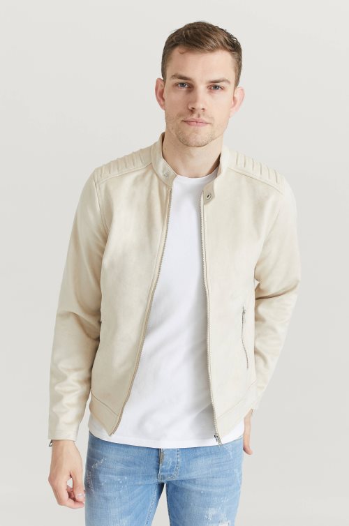 Bild av Jacka Fake Suede Racer Jacket