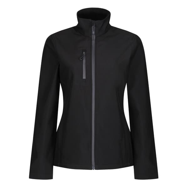Regatta Womens/Ladies Honestly Made Softshell Jacket Black 14 UK