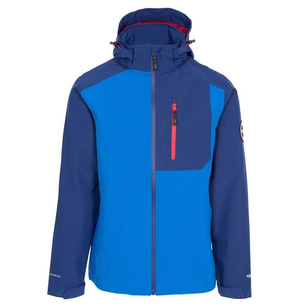 Trespass Mens Lutz Softshell Waterproof Jacket Blue XS