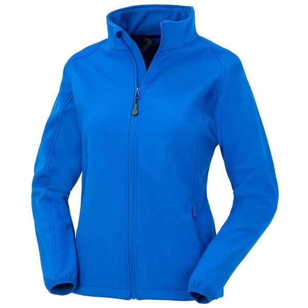 Result Genuine Recycled Womens/Ladies Printable Soft Shell Jacket Royal Blue L