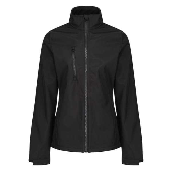 Regatta Womens/Ladies Ablaze 3 Layer Membrane Soft Shell Jacket Black 20 UK
