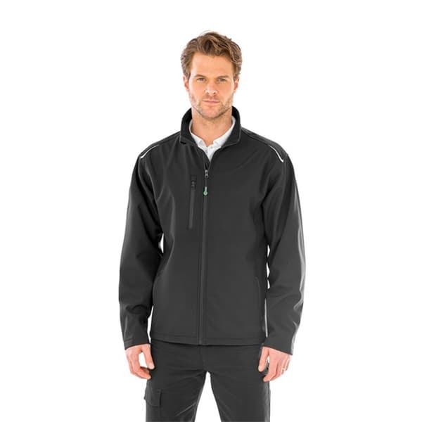 Result Genuine Recycled Mens Printable 3 Layer Soft Shell Jacket