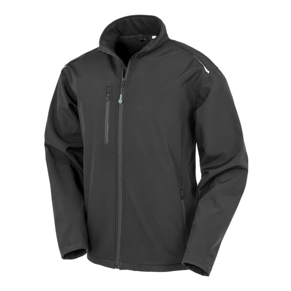 Result Genuine Recycled 3 lag softshelljakke til mænd med print Black 4XL
