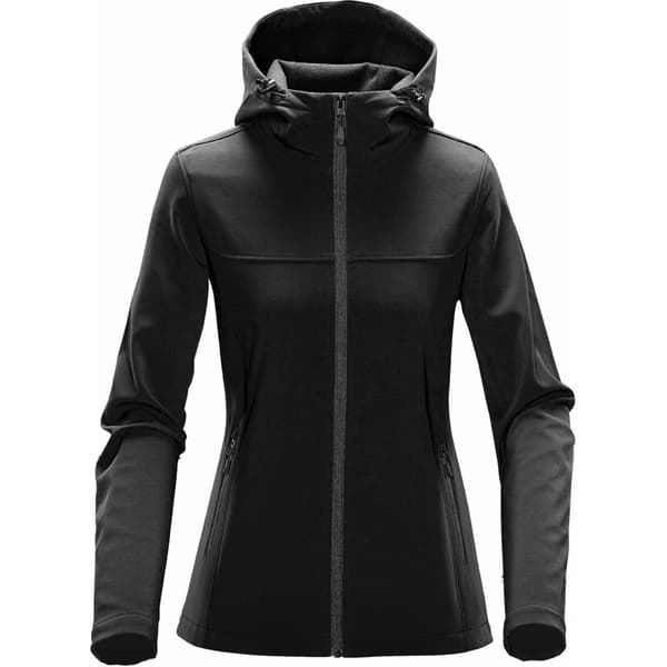Stormtech Womens/Ladies Orbiter Soft Shell Jacket Black/Dolphin L