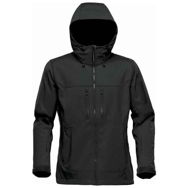 Stormtech Kvinder/Damer Epsilon 2 Soft Shell-jakke med hætte Black/Graphite Grey M