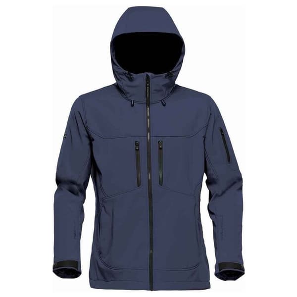Stormtech Womens/Ladies Epsilon 2 Hooded Soft Shell Jacket Navy/Graphite Grey M
