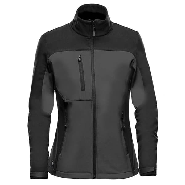 Stormtech Womens/Ladies Cascades Soft Shell Jacket Dolphin/Black L