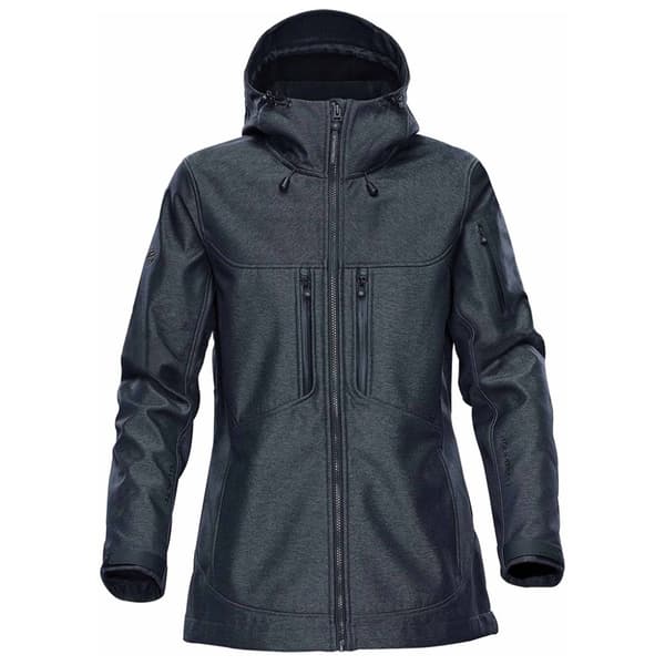 Stormtech Womens/Ladies Epsilon 2 Twill Soft Shell Jacket Charcoal S