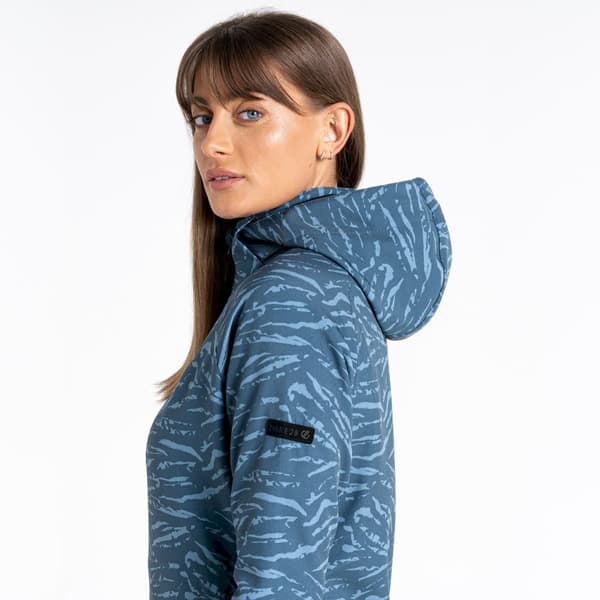 Dare 2B Kvinnor/Damer Far Out Tiger Print Soft Shell Jacket