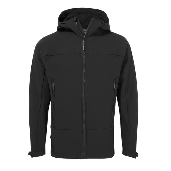 Craghoppers Mens Expert Hooded Active Soft Shell Jacket Black 3XL