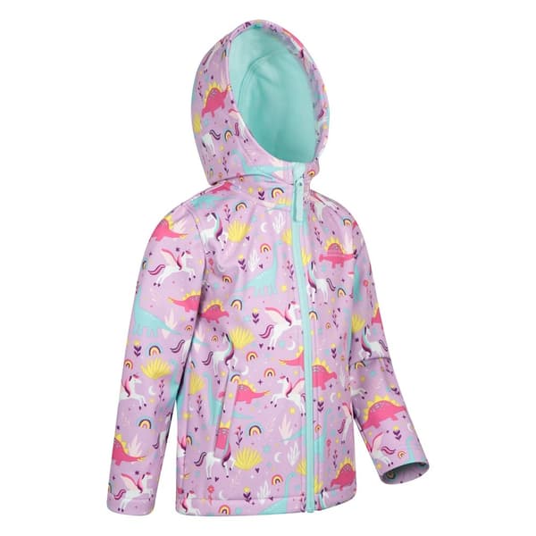 Mountain Warehouse Childrens/Kids Exodus Unicorn Wind Resistant Soft Shell Jacket