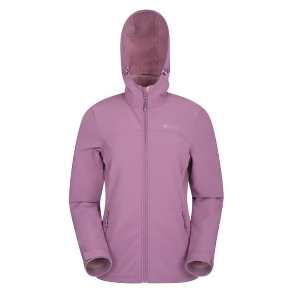 Mountain Warehouse Womens/Ladies Exodus Breathable Soft Shell Jacket Dusky Purple 10 UK