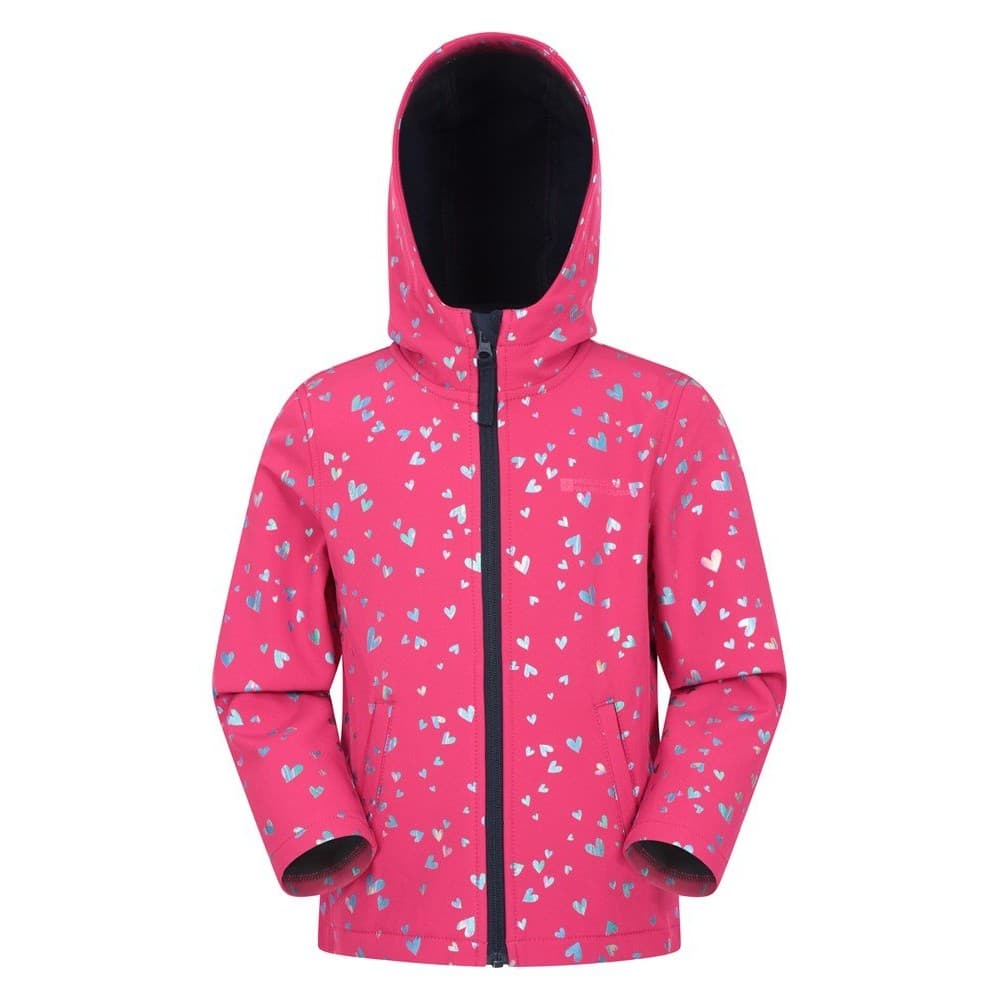 Mountain Warehouse Barn/Kids Exodus Heart Soft Shell Jacket